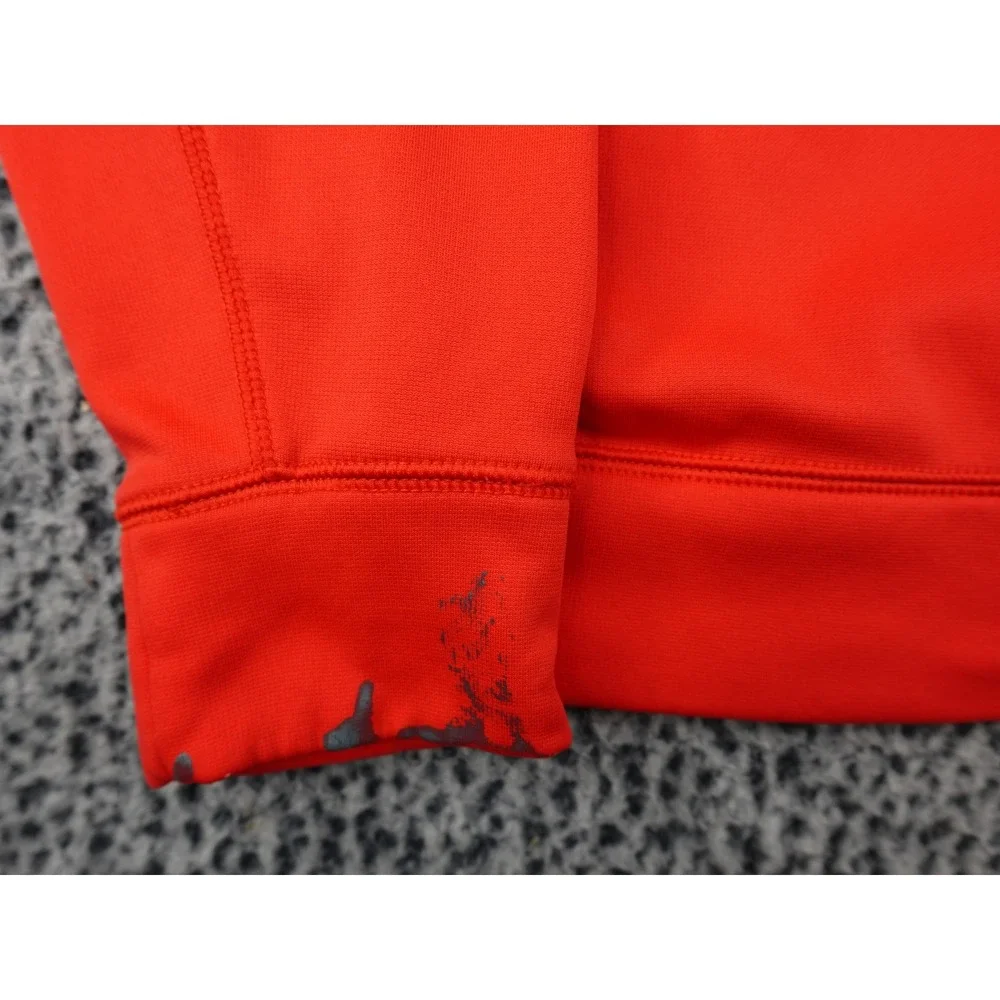 Nike Therma-FIT Full Zip Hoodie Mens Medium Red Fleece Sweatshirt‎ Training
